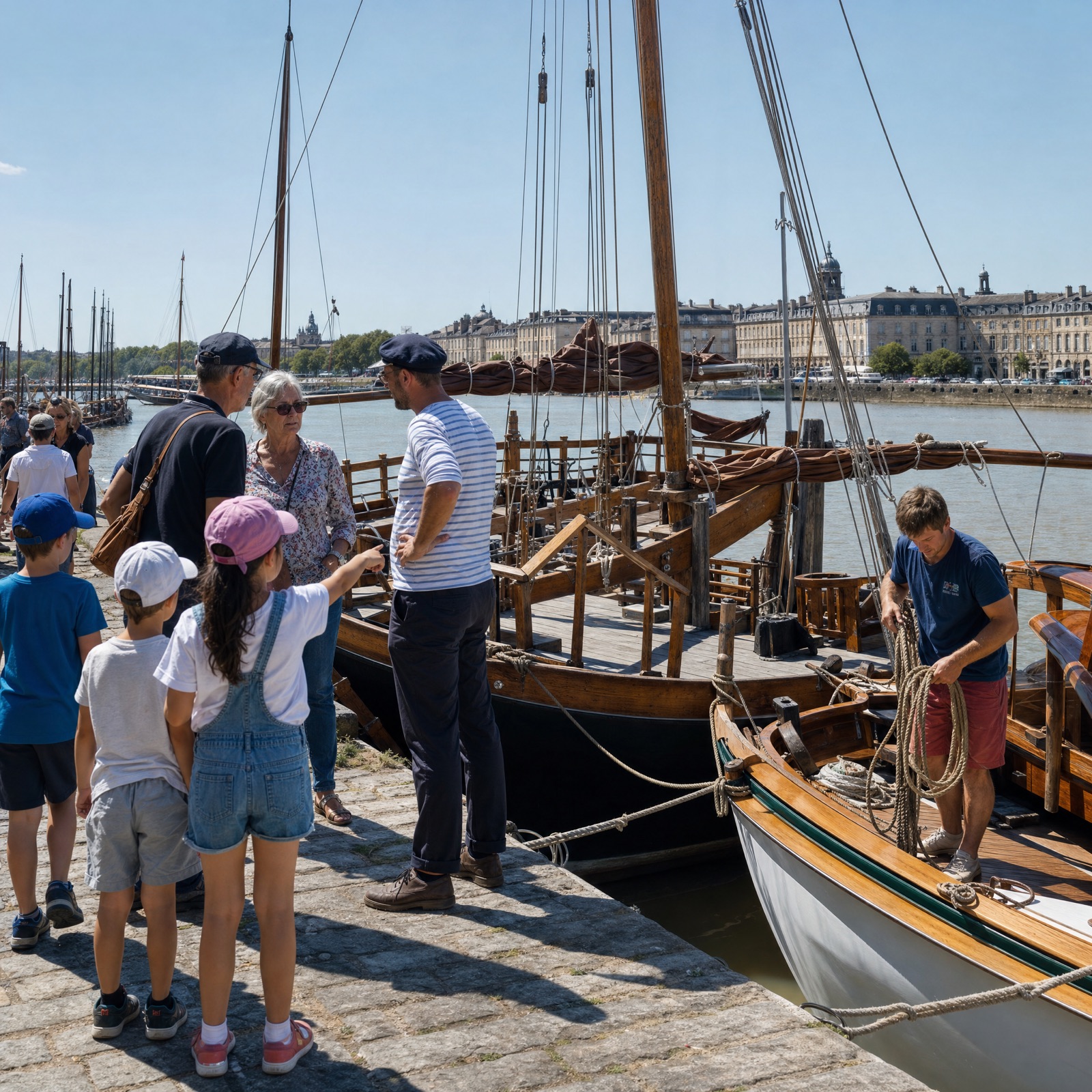 Sortie pédagogique sur les berges de la Garonne à Lormont avec des habitants de tous âges